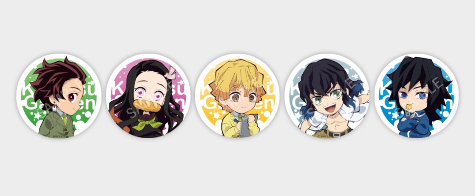 鬼滅の刃 ねずこ キメツ学園 AGF2019 アクリルチャーム 缶バッジ 鬼滅