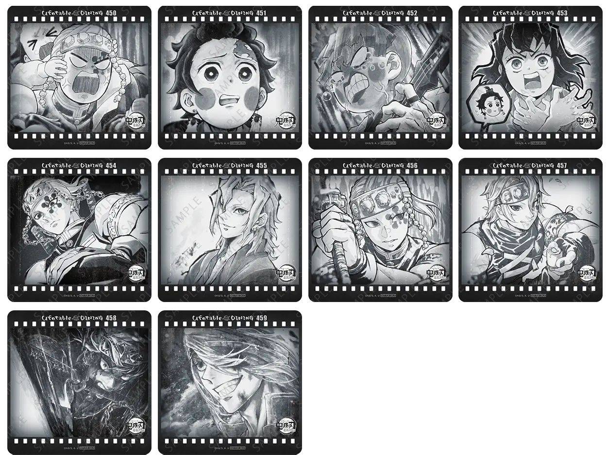 鬼滅の刃 ダイニング お楽しみくじWチャンス 獪岳 B2原画 ポスター W