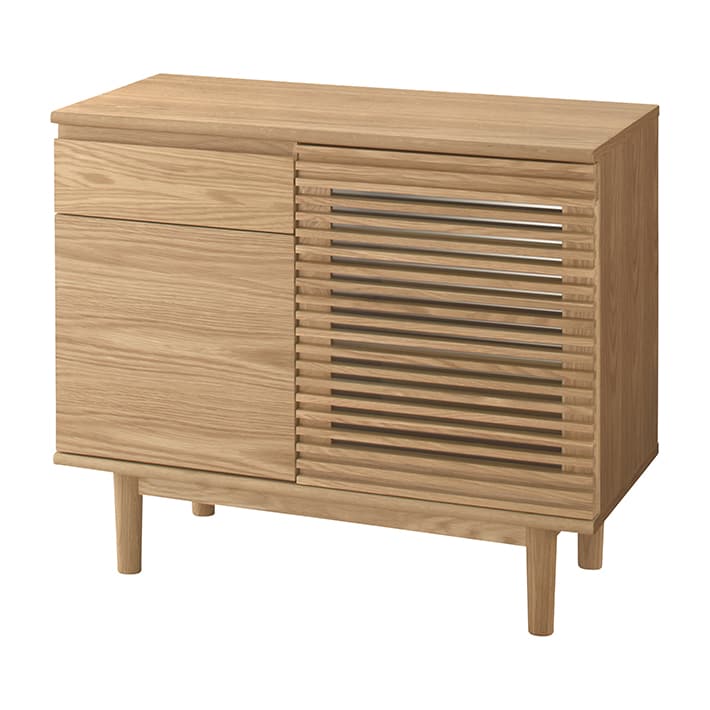 unico SOOD（スード）キャビネット W750 - ライトグレー unico SOOD