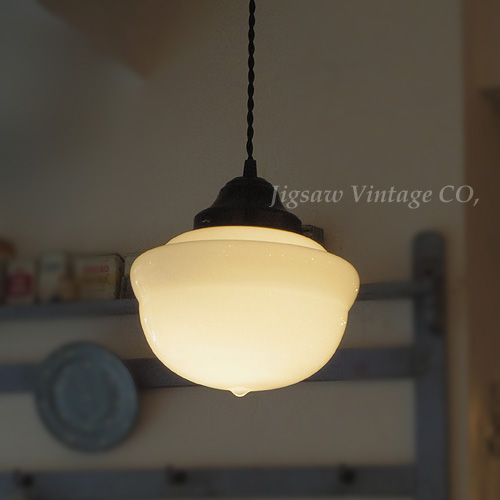 昭和レトロ パナソニック ミルクガラスシェード ペンダントライト