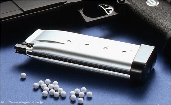 WA SVIシリーズ用33rdスペアマガジン／シルバー：WA-SV9H 【WESTERN ARMS】