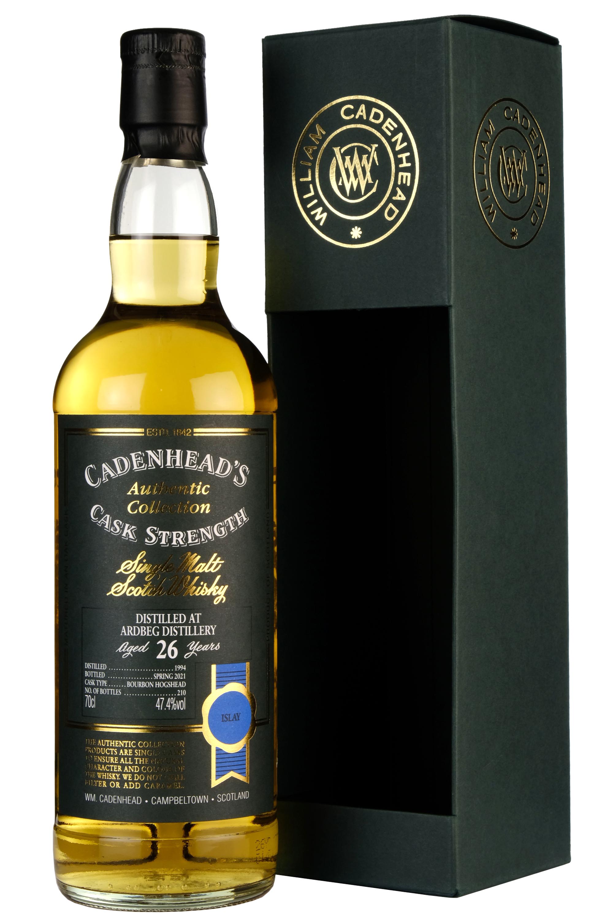 Ardbeg 24years Cadenhead WhiteLabel 空瓶