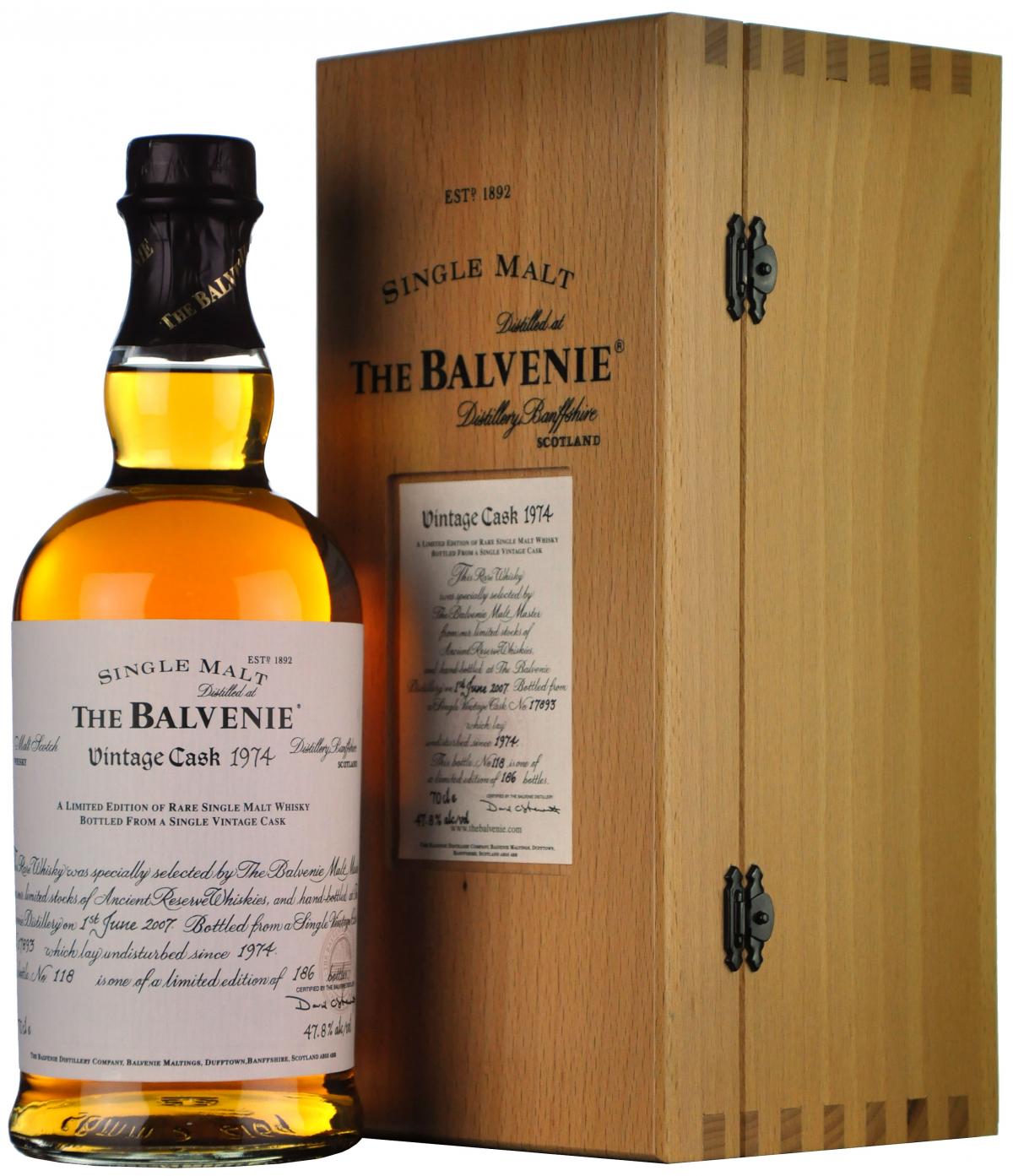 Balvenie 1974 Vintage Cask 17893 - Whisky Online Shop – Whisky