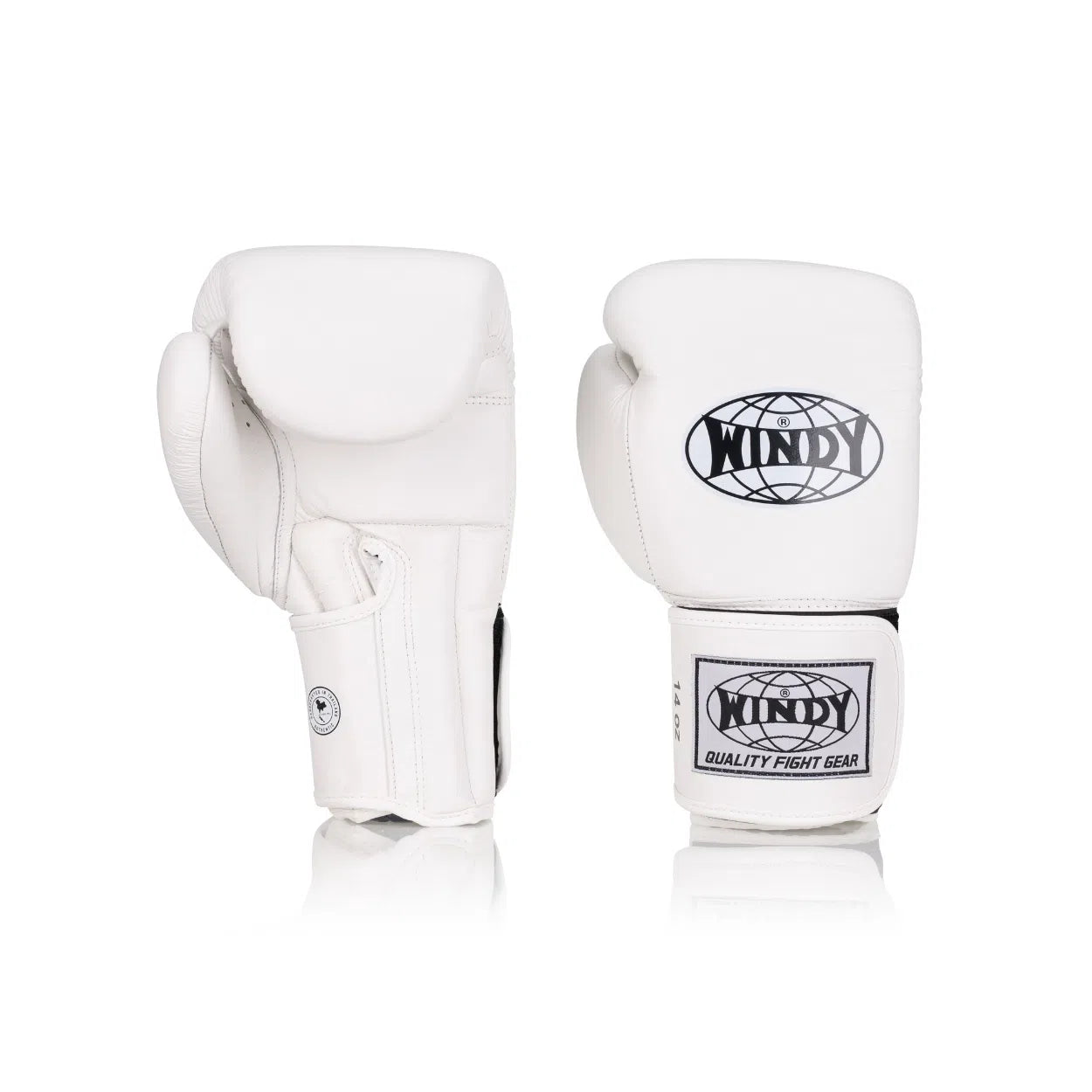 BGP Proline Leather Boxing Gloves - White | Windy Fight Gear ®