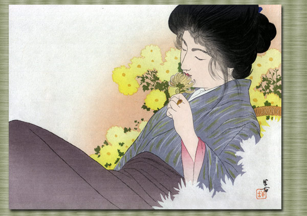 大正ロマン美人画・鈴木由太郎・白寿賞出展作原画 大作