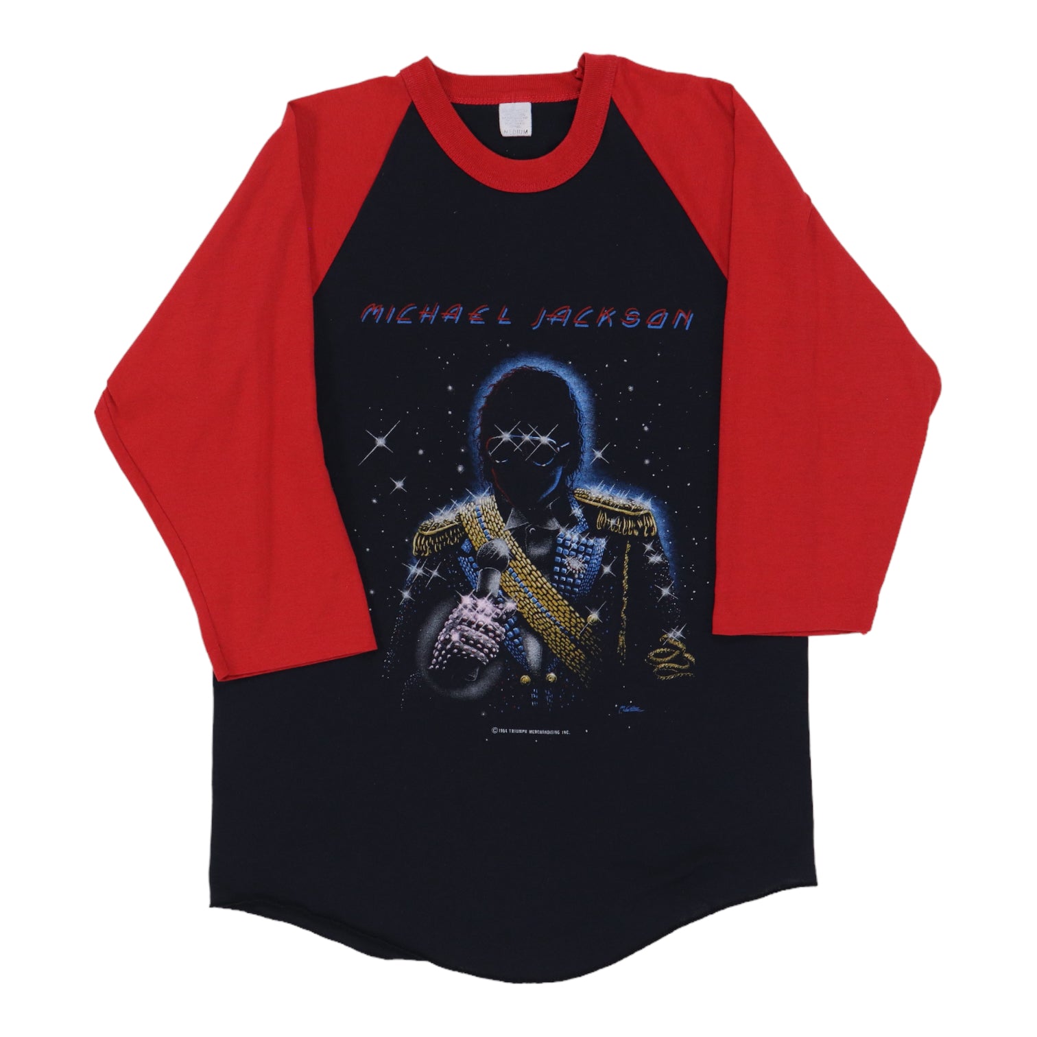 Original vintage 1984 Michael Jackson Victory Tour Jersey Shirt