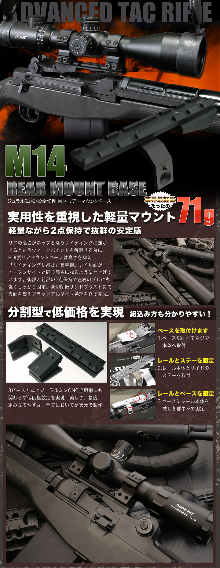 東京マルイ m14 SOCOM 外装カスタム品