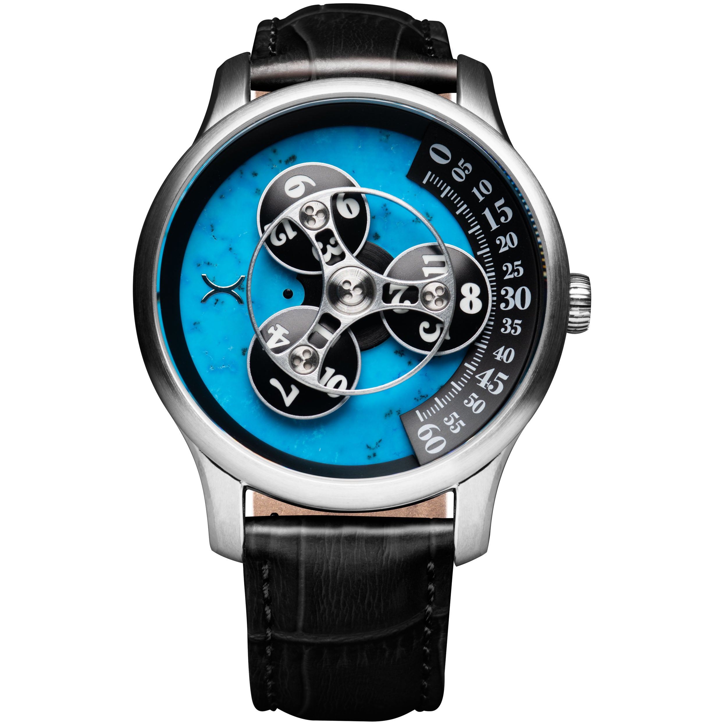 Triptych Automatic Wandering Hour Stone Edition Turquoise | Xeric