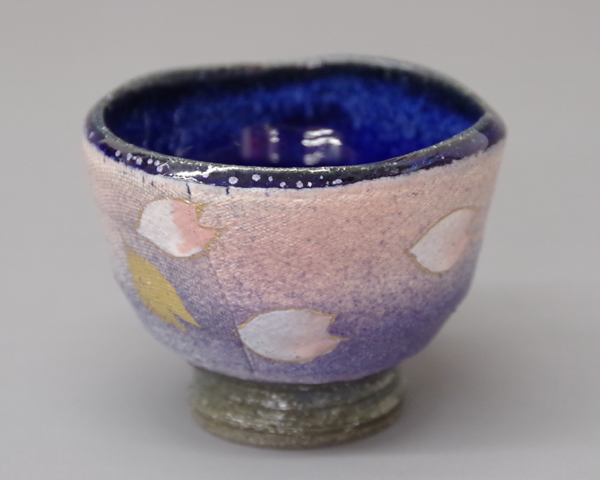 島田恭子 さくら文 陶筥 蓋物 陶箱 箱なし 【公式通販】