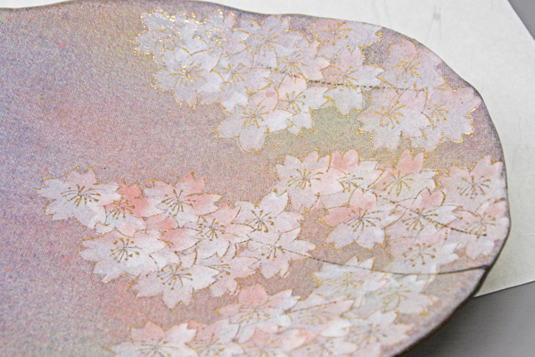 島田恭子 桜文皿 ｜益子焼販売 善五