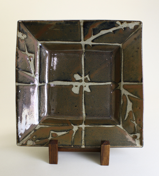 濱田晋作の柿薬のお皿4枚セット 濱田晋作の柿薬