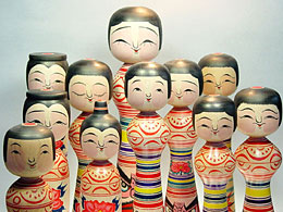 津軽系温湯こけし 工人・盛 美津雄