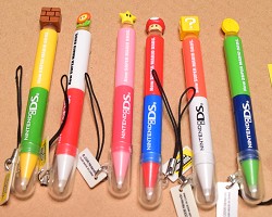 ♯Fuv16Az任天堂DSキャラタッチペンマリオ&ルイージRPG3!!!全6種