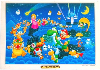 レア 絶版 スーパーマリオワールド ジグソーパズル 南の島 300ピース