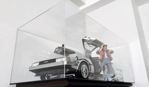 キャラウィール デロリアン カスタム品 & ケース Brahim キャラ