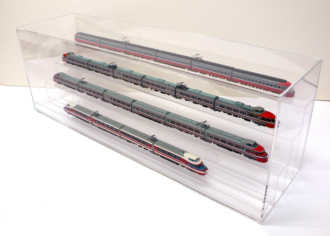 N／TOMIX製品店頭展示ケース／プラ製／特約店舗用非売品／台座なしver