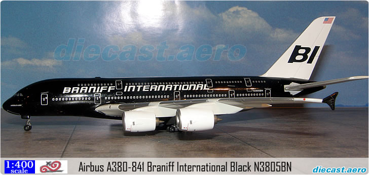 航空機・ヘリコプター 1/400 A380 BRANIFF INTERNATIONAL N384BN