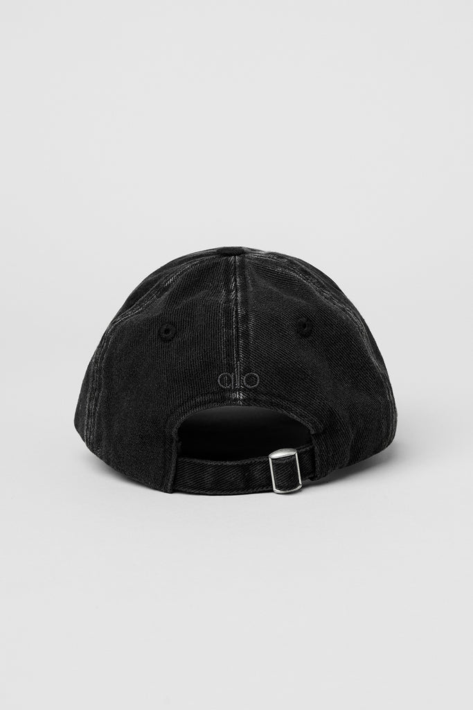 Washed Off-Duty Cap - Vintage Black | ALO