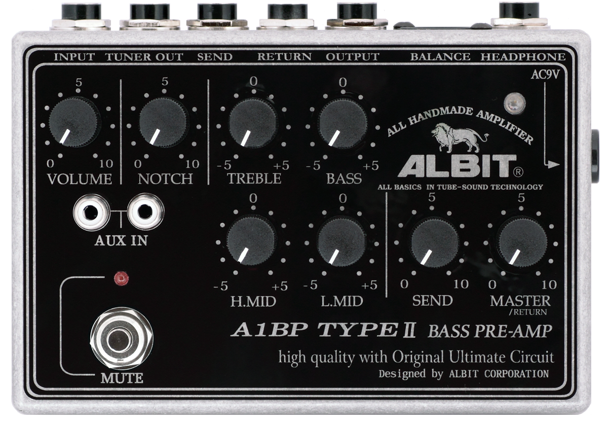 Amazon | ALBIT BASS PRE-AMP (TUBE MODEL) ベースプリアンプ A1BP