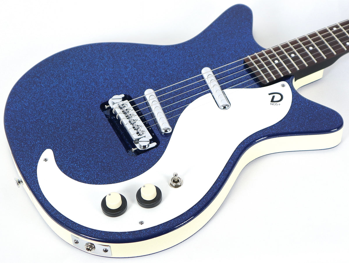 Danelectro 59M Mod NOS+ Blue Metalflake Electric Guitar – All
