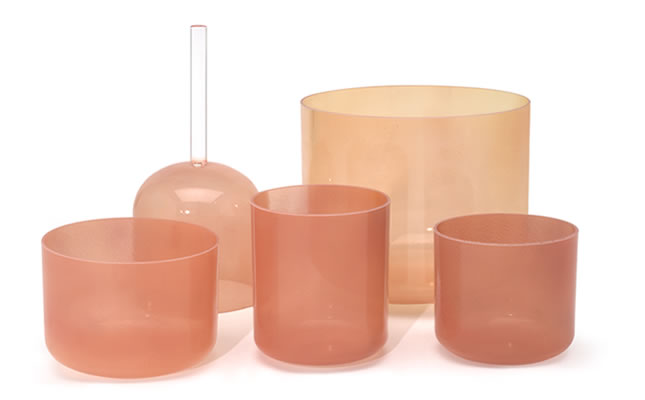 クリスタルボウル8インチC#-20 インペリアルトパーズ クリスタルボウル