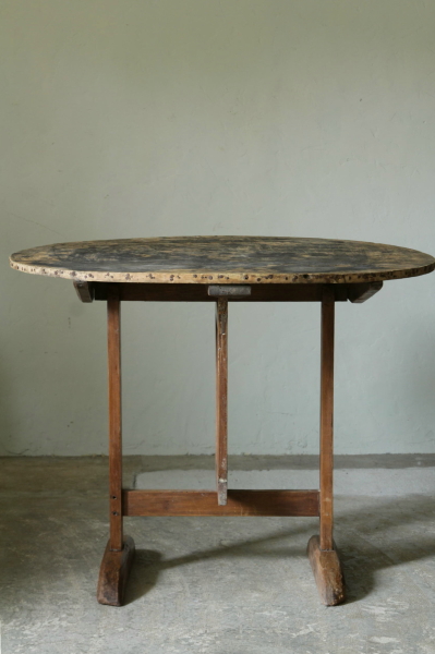 アンティーク ワインテーブル テイスティング フランス ヴィンテージ