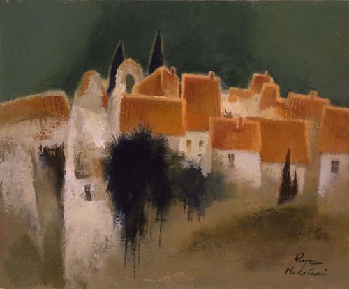 中谷龍一 油彩画 風景画