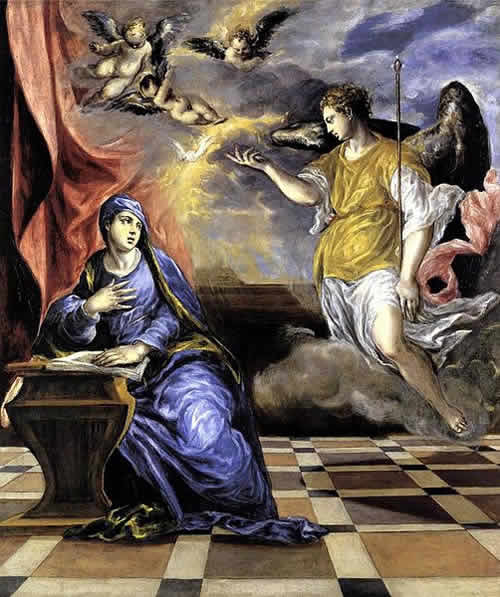エル・グレコ 受胎告知 絵画の解説
