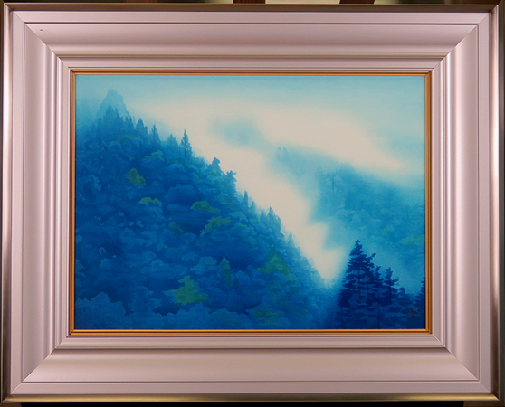 東山魁夷「山雲去来」218/280 木版画 版画 真作 生前作 絵画 #BS