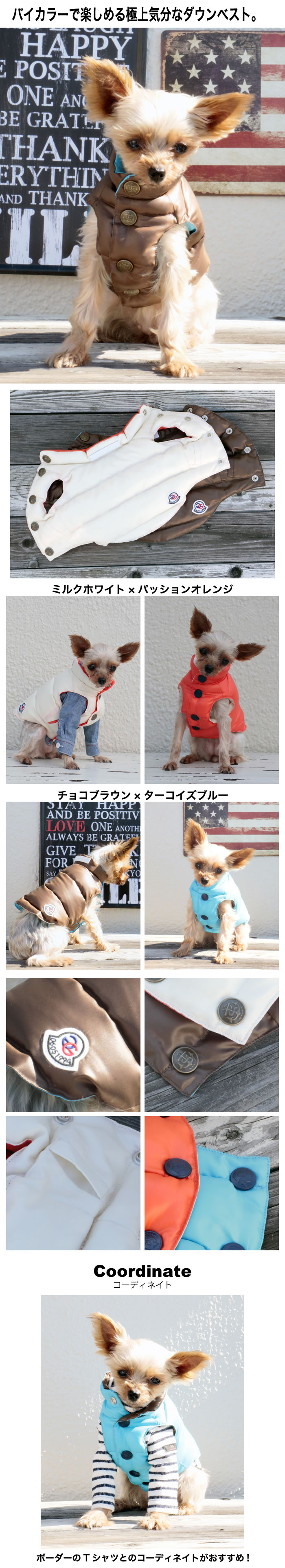 リバーシブルダウンベスト 『GG MADE IN TOKYO.』『GG+KIITI』『GG