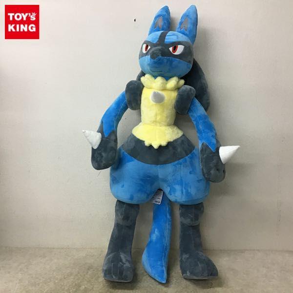等身大 ルカリオぬいぐるみ タグ付き 等身大ルカリオ ぬいぐるみ