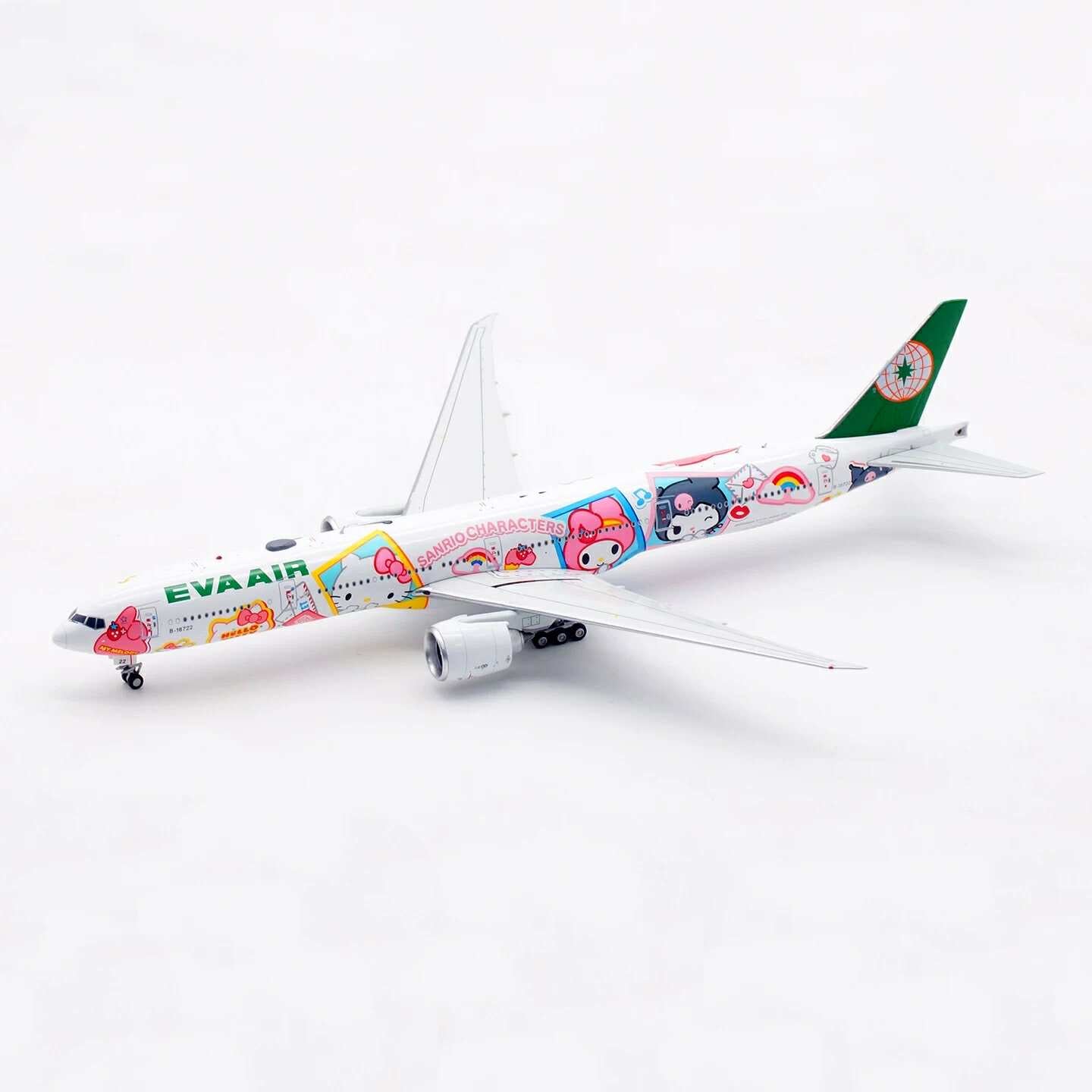 EVA AIR エバー航空 777-300ER ハローキティ Ph 1:400 EVA AIR エバー