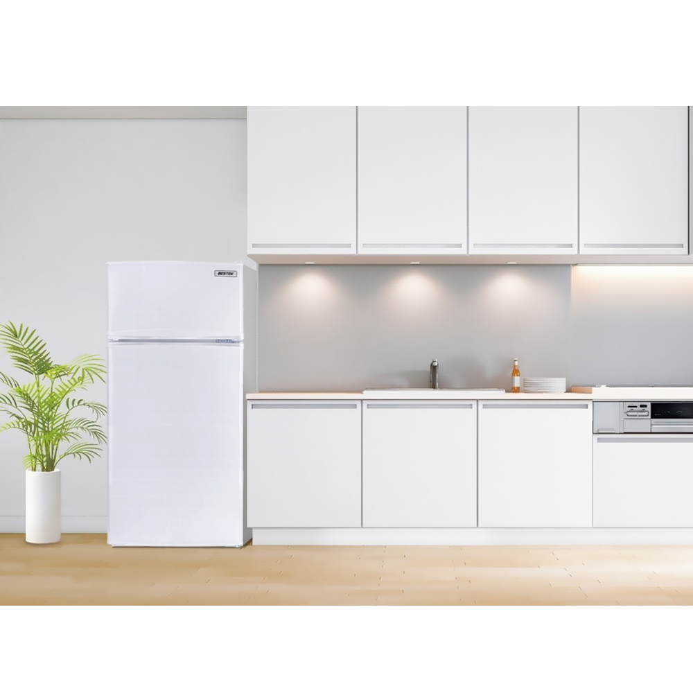 冷蔵庫 冷凍冷蔵庫 直冷式 2ドア 102L 右開き BTMF213 BESTEK 【取扱