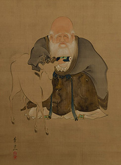 寿老人図 鈴木其一 筆／滋賀県立琵琶湖文化館 The Museum of Shiga