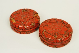 香合 堆朱 多層塗り 香合 堆朱 多層塗り 茶道具