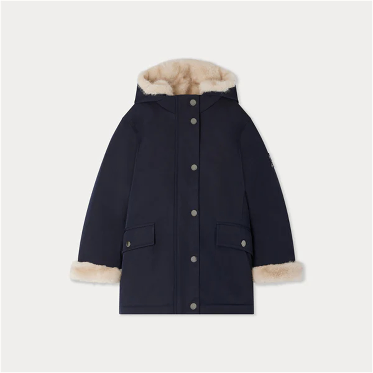 Bonpoint 高品質 ポンポワン ボアコート 10歳 140サイズ ボンポワン