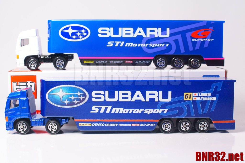 トミカ トイザらス限定 スバル STi SPORT レーシングトランスポーター