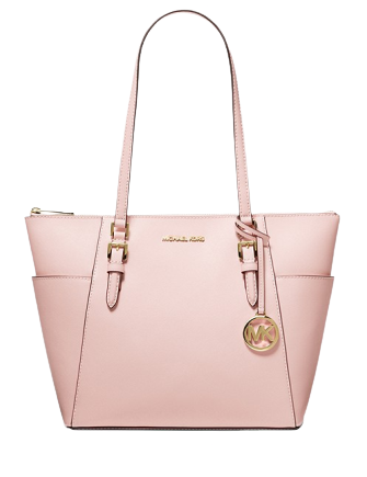 Michael Michael Kors Charlotte Large Saffiano Leather Top-Zip Tote