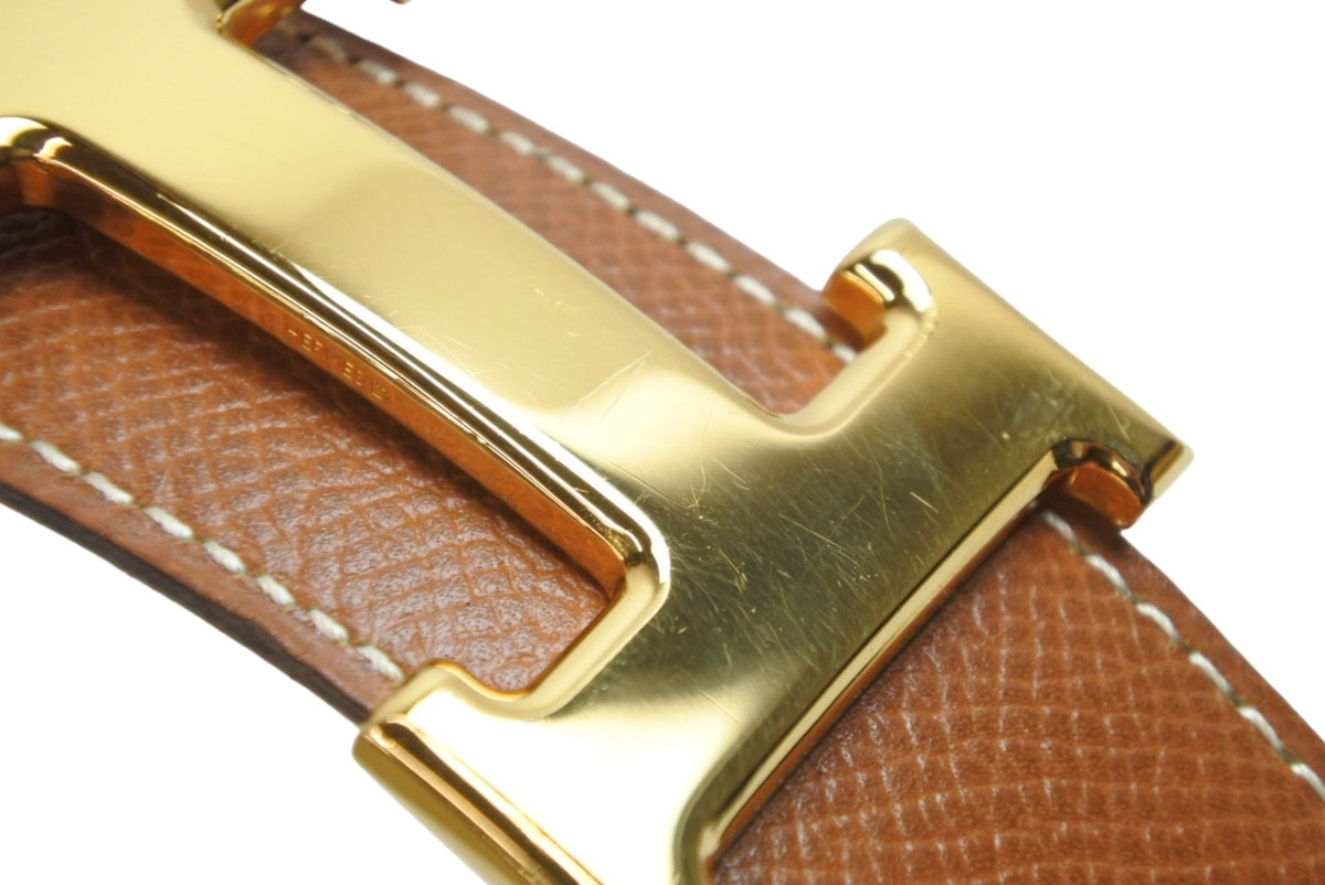 極美品】エルメス バックル ペンダントトップ チャーム Hロゴ ロゴ刻印