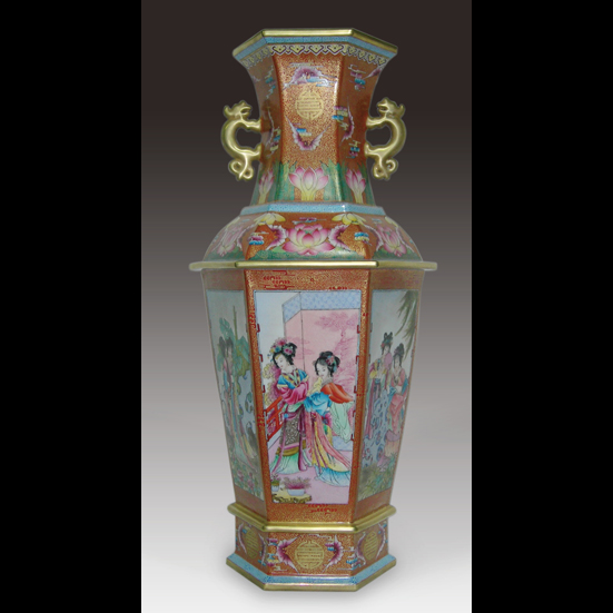 時代 唐綠黄秞竜耳瓶 中国 白釉龍耳瓶 文化遺産オンライン