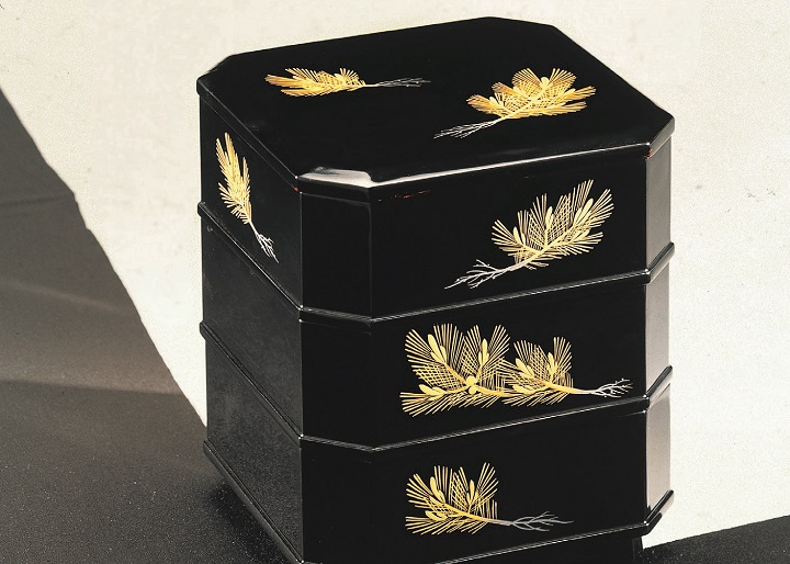 会津塗り漆器 文箱 (大) 金箔装飾 会津塗り漆器 文箱 (大) 金箔装飾