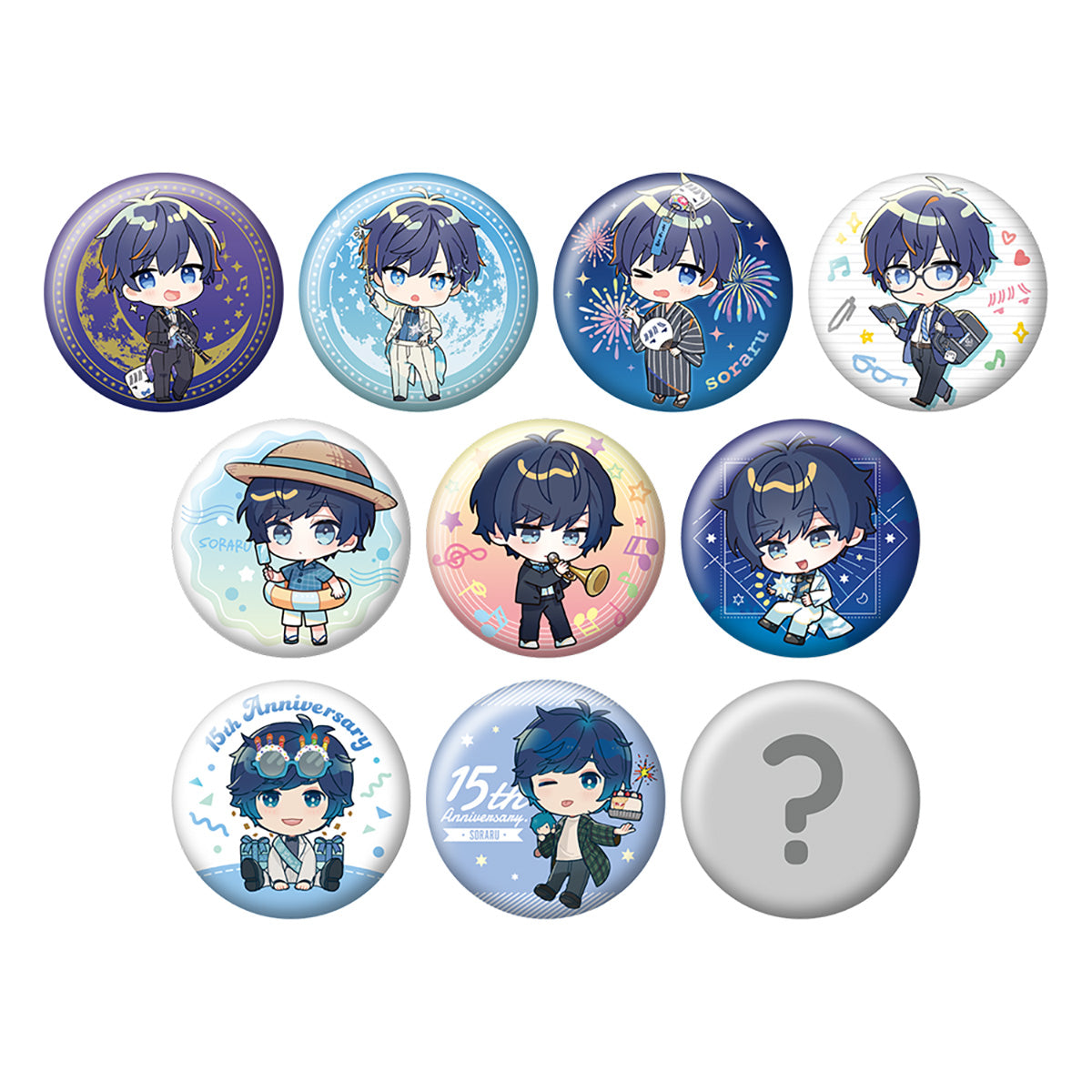 そらる15thグッズ】缶バッジくじ