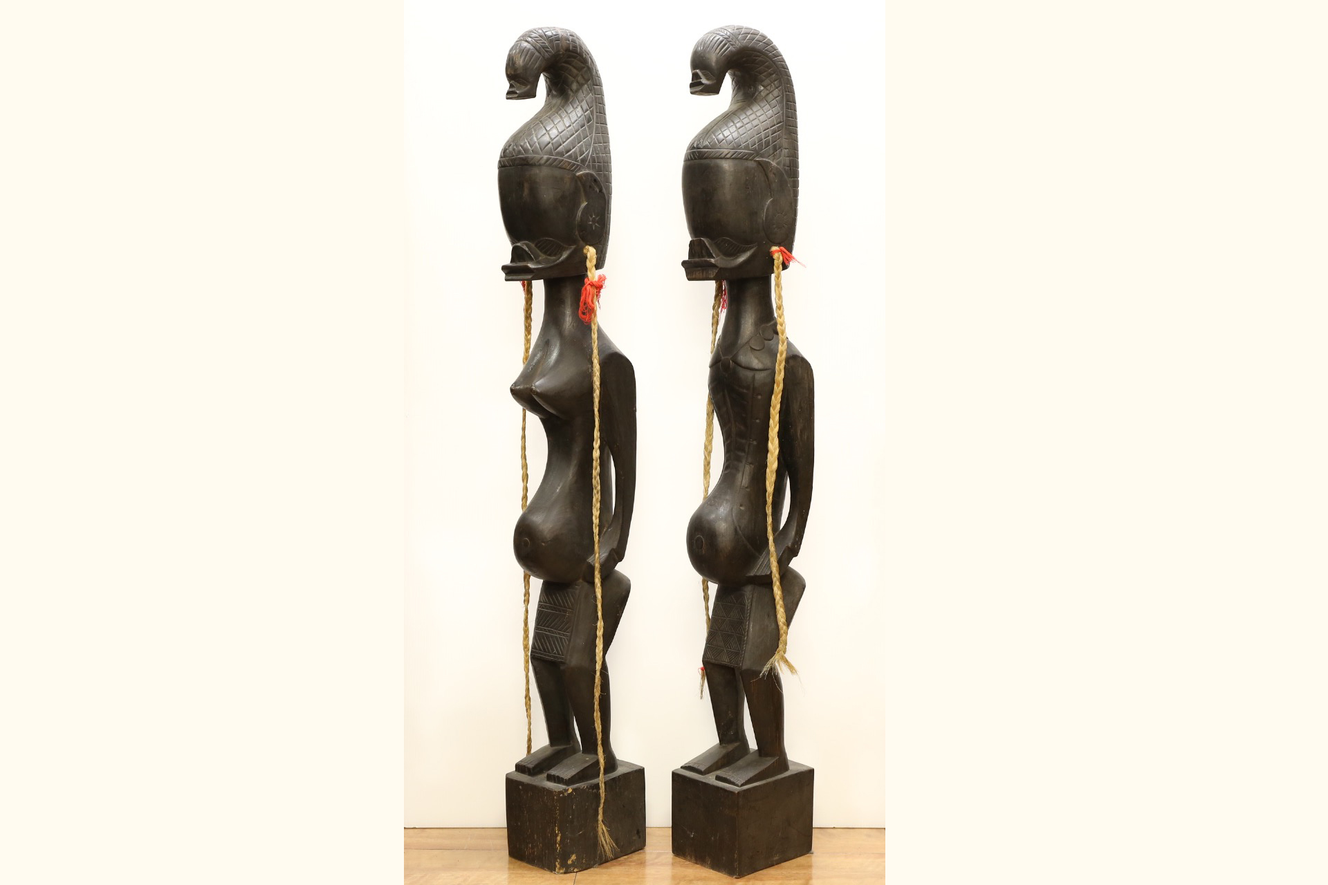 アフリカの民族人形 2体 [3K-1507] | サークルワン商品情報