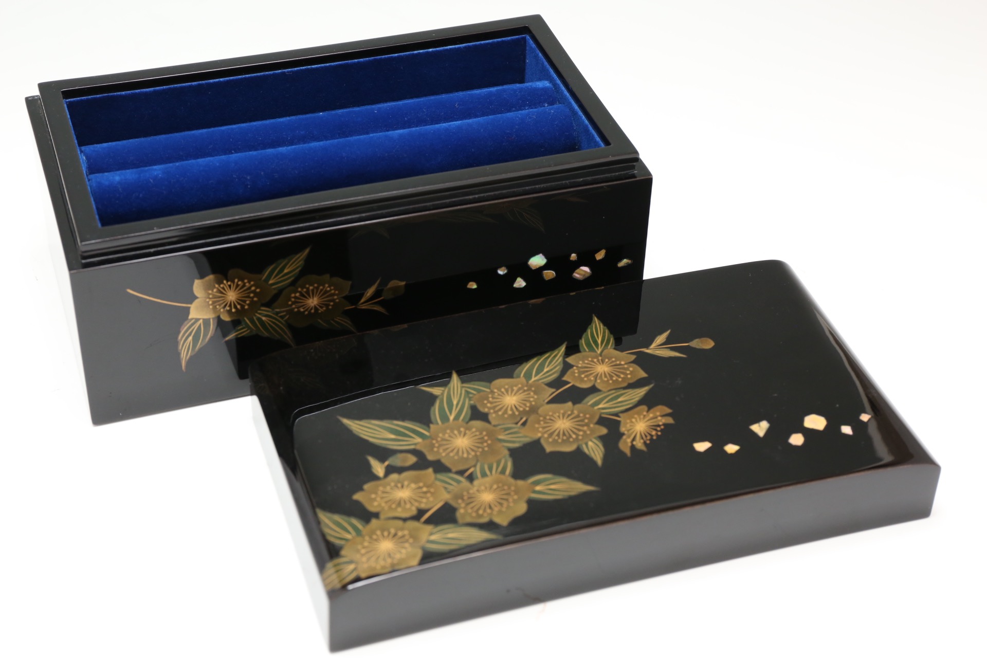 輪島塗 蒔絵 鳥獣画 宝石箱 中津作 高山寺 漆芸 輪島塗 蒔絵 鳥獣画