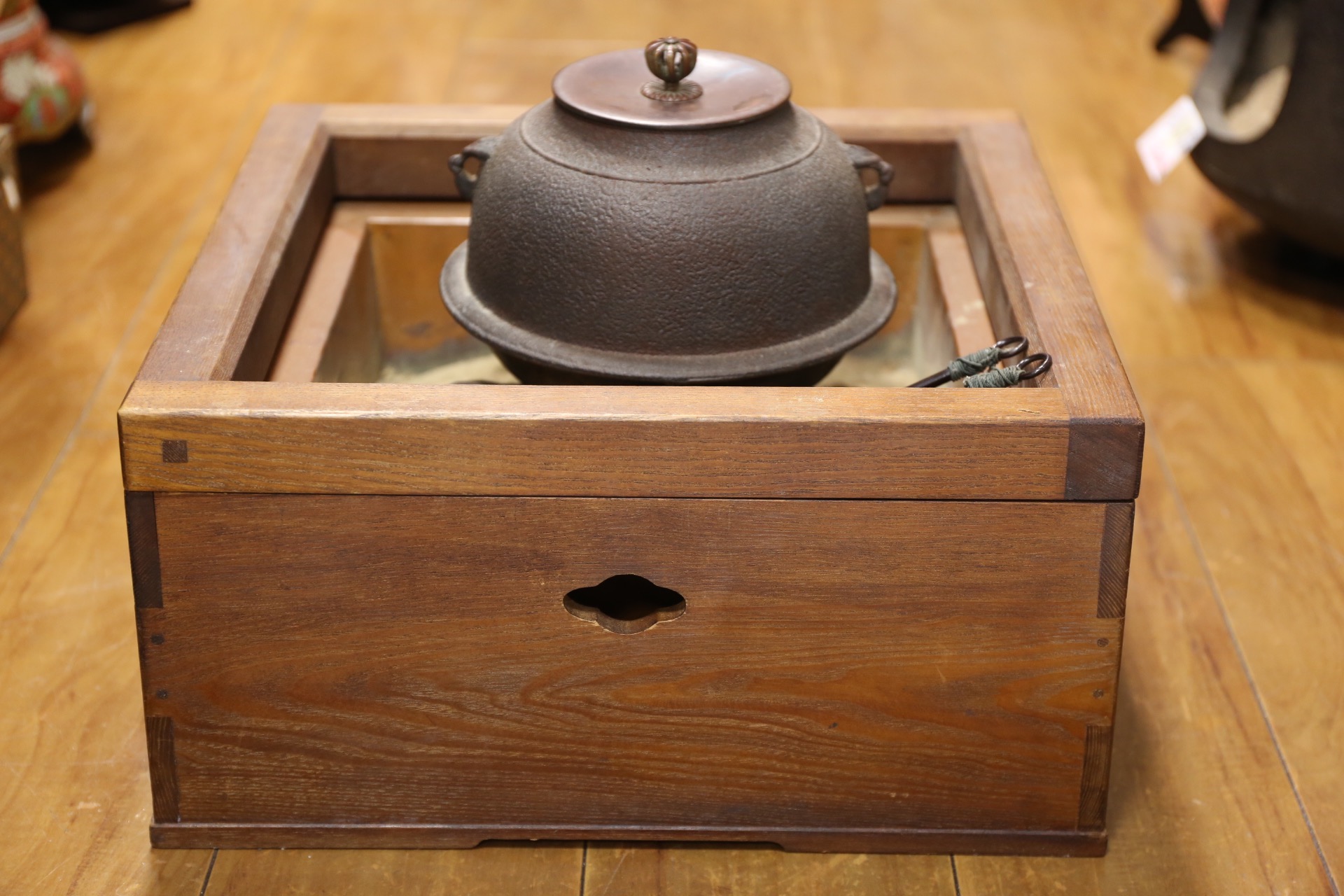 置炉 茶道具 置炉（おきろ） IH用置炉（専用炉縁付） 元箱 茶道具 置炉