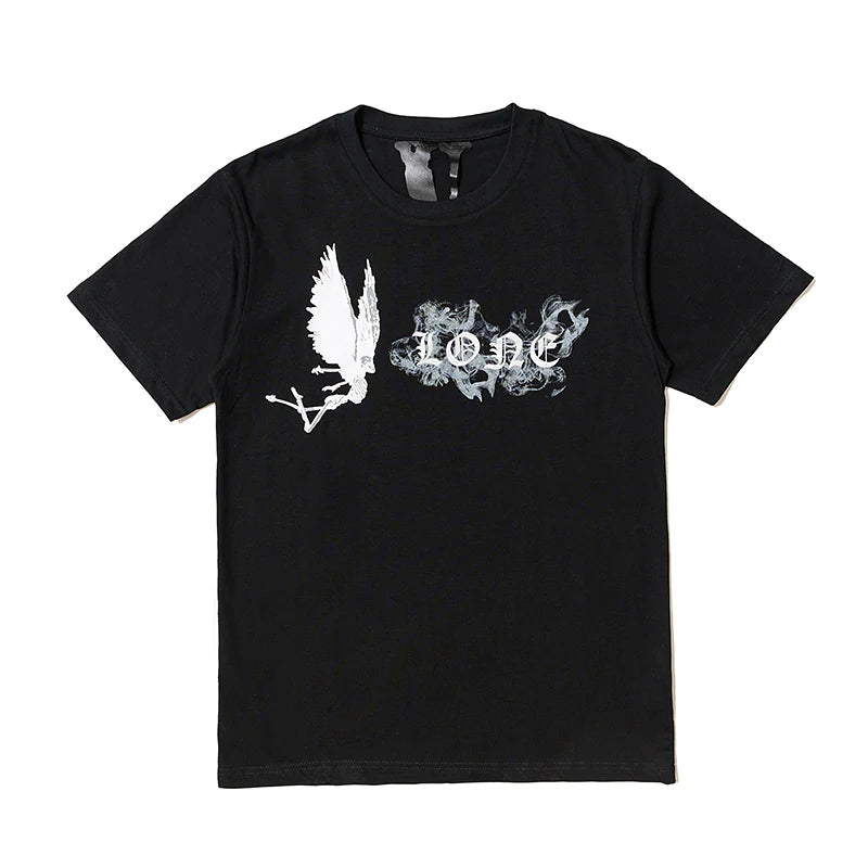 No Smoke Vlone Black and White Tee – CJC THEE BRAND