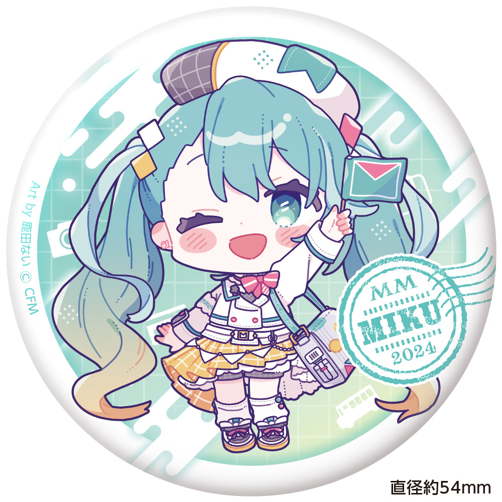 マジカルミライ2024 ぷにぷに缶バッジ / 初音ミク 鹿田ないver