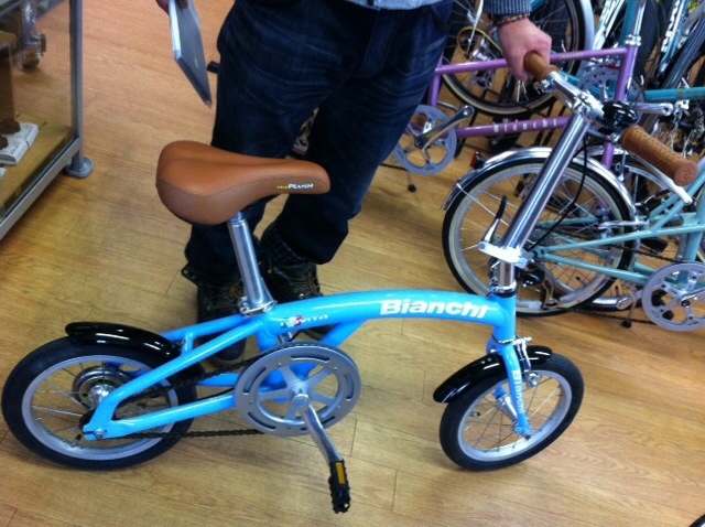 ビアンキ 折り畳み自転車 ノビータ ミニベロ 14インチ ビアンキ