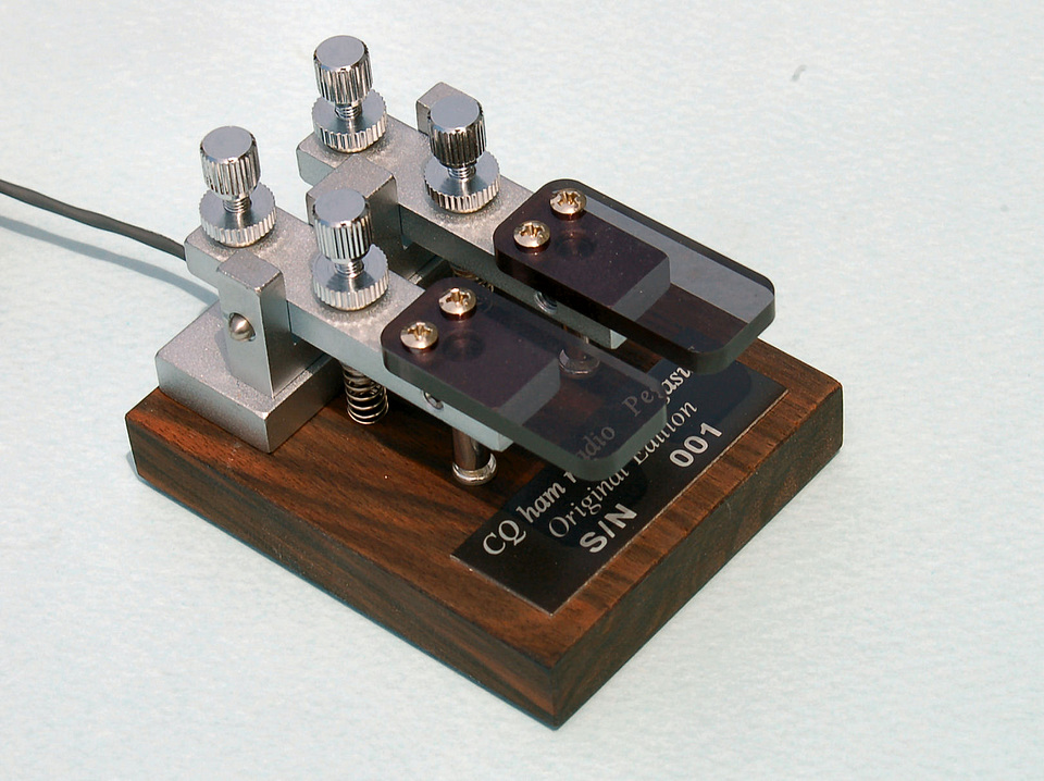 ミニパドル Gemini CQハムラジオ オリジナル モールス 電鍵 CQ出版社