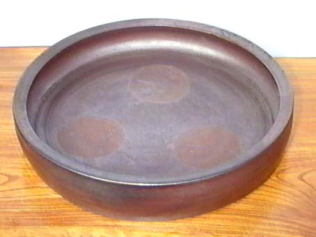 備前焼水盤華道花器